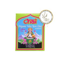 Organic Tulsi Rose Chai Tea bags 20 pack