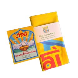 Gift Pack Organic Chunky Turmeric Chai Loose Leaf and Tea towel