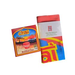 Gift Pack Organic Rooibos Chai and Tea towel
