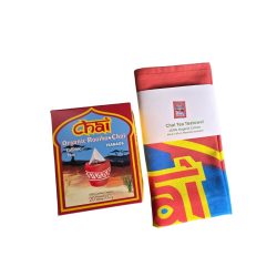 Gift Pack Organic Rooibos Chai Teabags and Tea towel